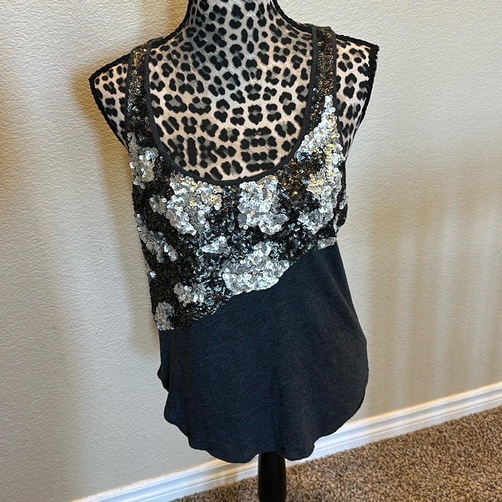 Express tank top with sequins, size M